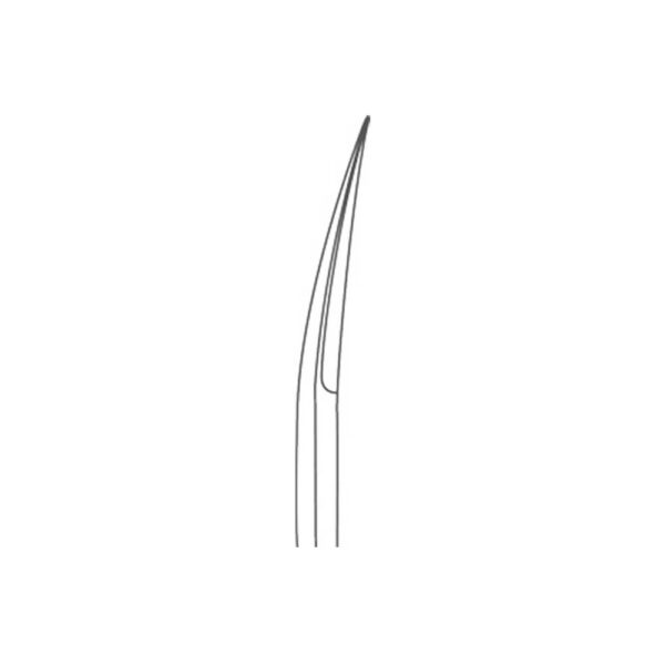 1153-2-Chirurgische-Schere-16-cm-Kelly-REGULAR-CUT-gebogen-ergonomische-Dentalinstrumente-CAD