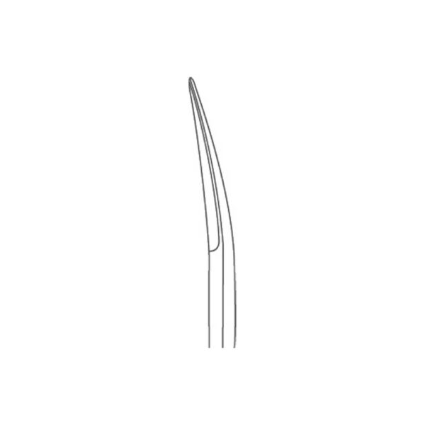 1153-20-Chirurgische-Schere-16-cm-Kelly-SUPER-CUT-gebogen-ergonomische-Dentalinstrumente-Frauen-CAD