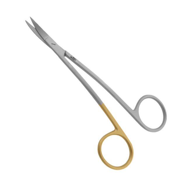 1154-10-Chirurgische-Schere-11-5-cm-La-Grange-SUPER-CUT-S-gebogen-gezahnt-Dentalinstrumente-Frauen
