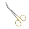 1158-4-Chirurgische-Schere-11-5-cm-Iris-WOLFRAM-CARBID-45-grad-abgewinkelt-Dentalinstrumente-Frauen