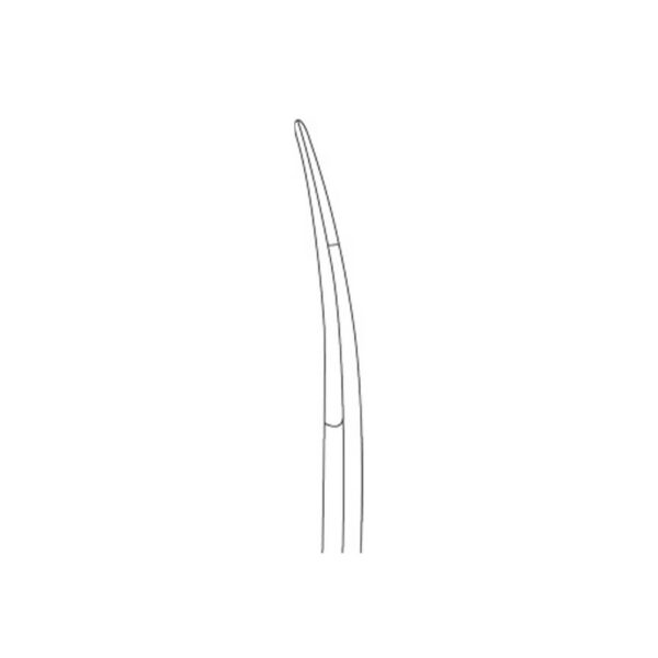1165-20-Gingivektomie-Schere-13-cm-Goldman-Fox-SUPER-CUT-gebogen-Dentalinstrumente-CAD