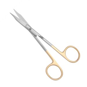 1165-61-Gingivektomie-Schere-13-cm-Goldman-Fox-TC-gerade-gezahnt-Dentalinstrumente-Frauen