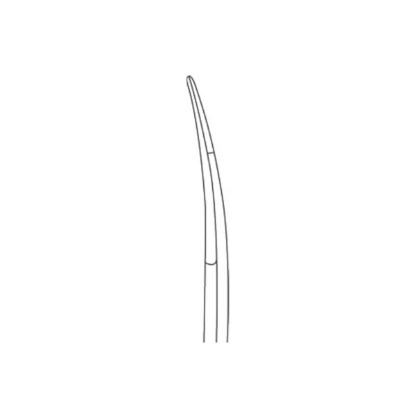 1166-2-Gingivektomie-Schere-13-cm-Goldman-Fox-WOLFRAM-CARBID-gebogen-Dentalinstrumente-CAD