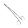 1172-Chirurgische-Schere-17-cm-Dean-MINI-CUT-gezahnt-ergonomische-Dentalinstrumente-Frauen