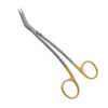 1173-Chirurgische-Schere-16-cm-Locklin-WOLFRAM-CARBID-Version-gebogen-abgewinkelt-ergonomische-Dentalinstrumente