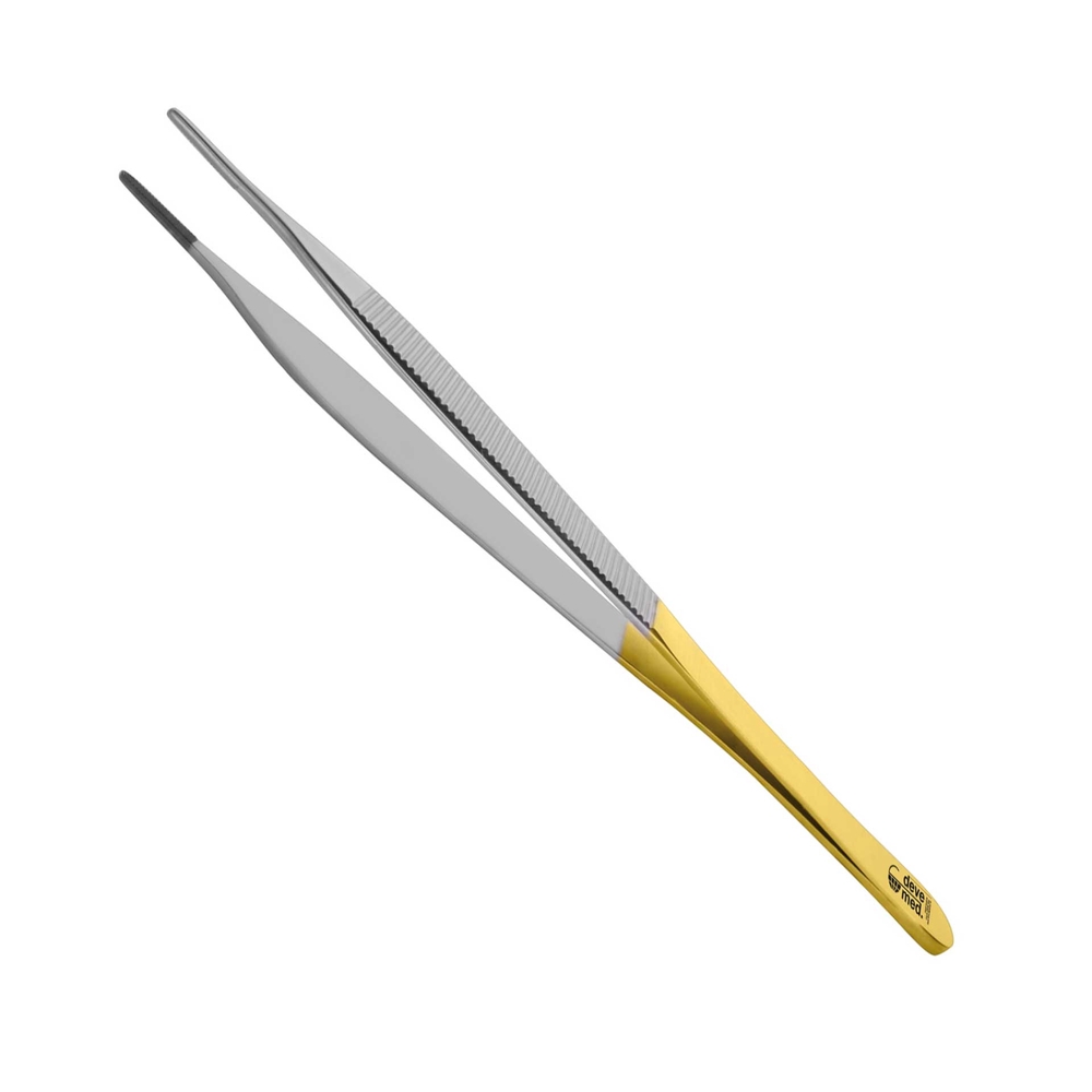 2302-015-Anatom-Pinzette-Adson-15-cm-gerieft-TC-ergonomische-Dentalinstrumente-fuer-Frauen