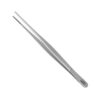 2310-Anatomische-Pinzette-18-cm-gerade-gerieft-ergonomische-Dentalinstrumente-Frauen