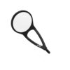 2367-22BC-Mundspiegel-SUPERBretract-4-22-mm-Rhodium-FS-plan-black-Simple-Stem-Packung-3-Stueck