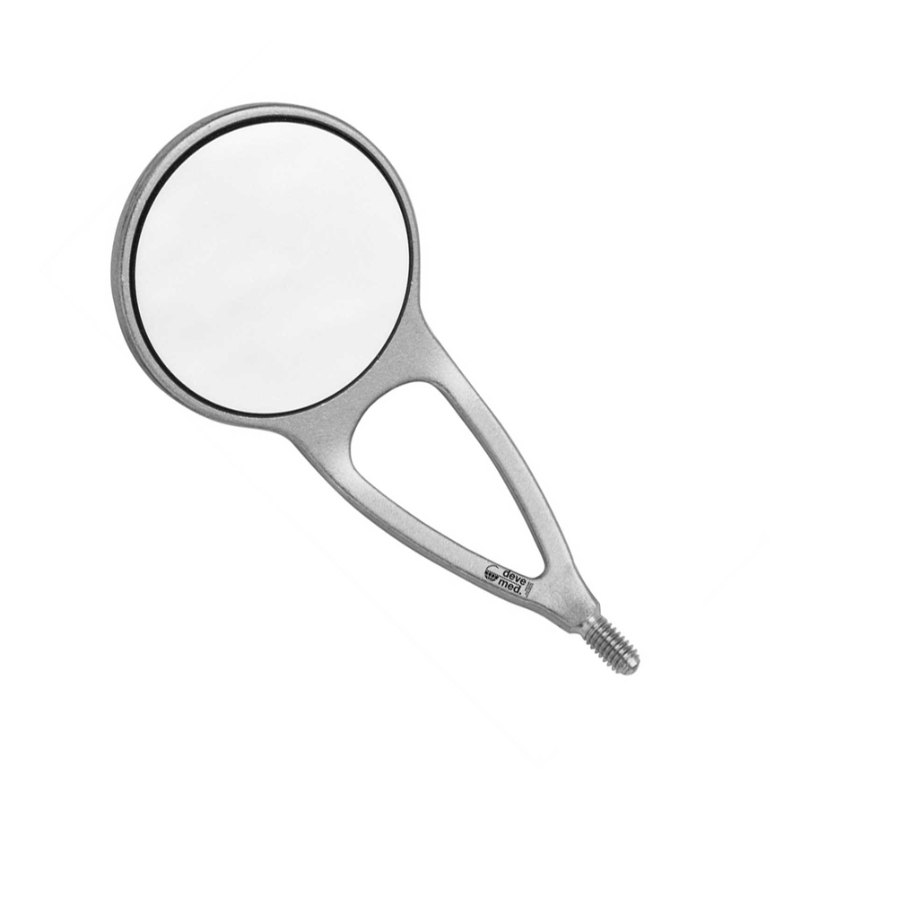2367-24-Mundspiegel-SUPERBretract-5-24-mm-Rhodium-FS-plan-Simple-Stem-Packung-zu-6-Stueck