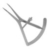 2406-22-Messzirkel-Castroviejo-9-cm-abgewinkelt-0-40-mm-ergonomische-Dentalinstrumente-fuer-Frauen
