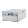 8200-25-GPM-Container-310x190x100-silber-Oben-und-unten-perforiert-Dentalinstrumente