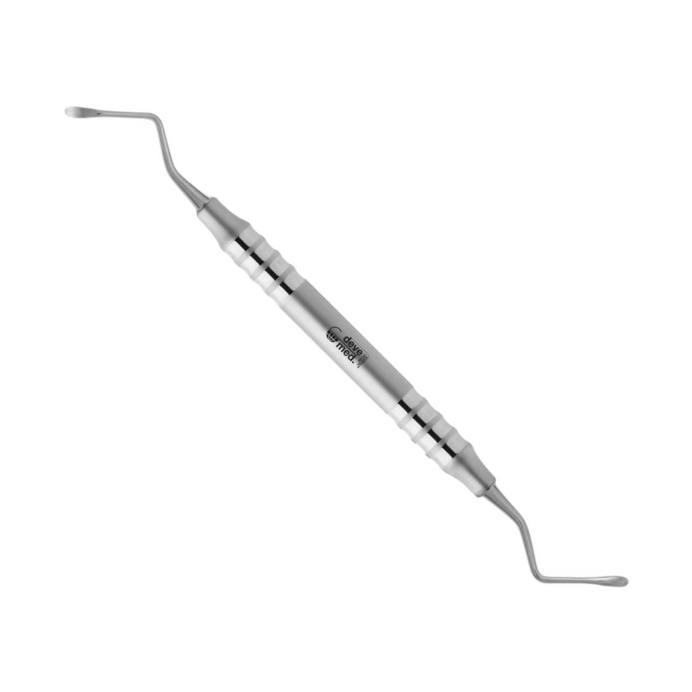 920-11F-Chirurgische-Kuerette-Lucas-1R-1L-2-7-2-7-mm-leicht-doppelendig-Dentalinstrumente-Frauen