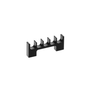 9900-08-Teflon-Steg-5-schwarz-57-5-x-23-x-8-mm-fuer-5-Instrumente-mit-1-Bruecke-Dentalinstrumente