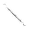 QTM1MDF-Furkations-Kuerette-Quetin-1MD-Mesial-Distal-0-9-mm-leicht-ergonomische-Dentalinstrumente-Frau