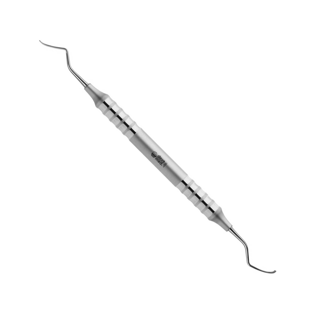 QTM3LLF-Furkations-Kuerette-Quetin-3LL-Labial-Lingual-2-0-mm-leicht-ergonomische-Dentalinstrumente-Frau