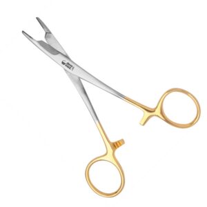 1084-14-Nadelhalter-Olsen-Hegar-14-cm-gerade-mit-Schere-TC-Brillengriff-2-0-4-0-Dentalinstrumente-Frauen