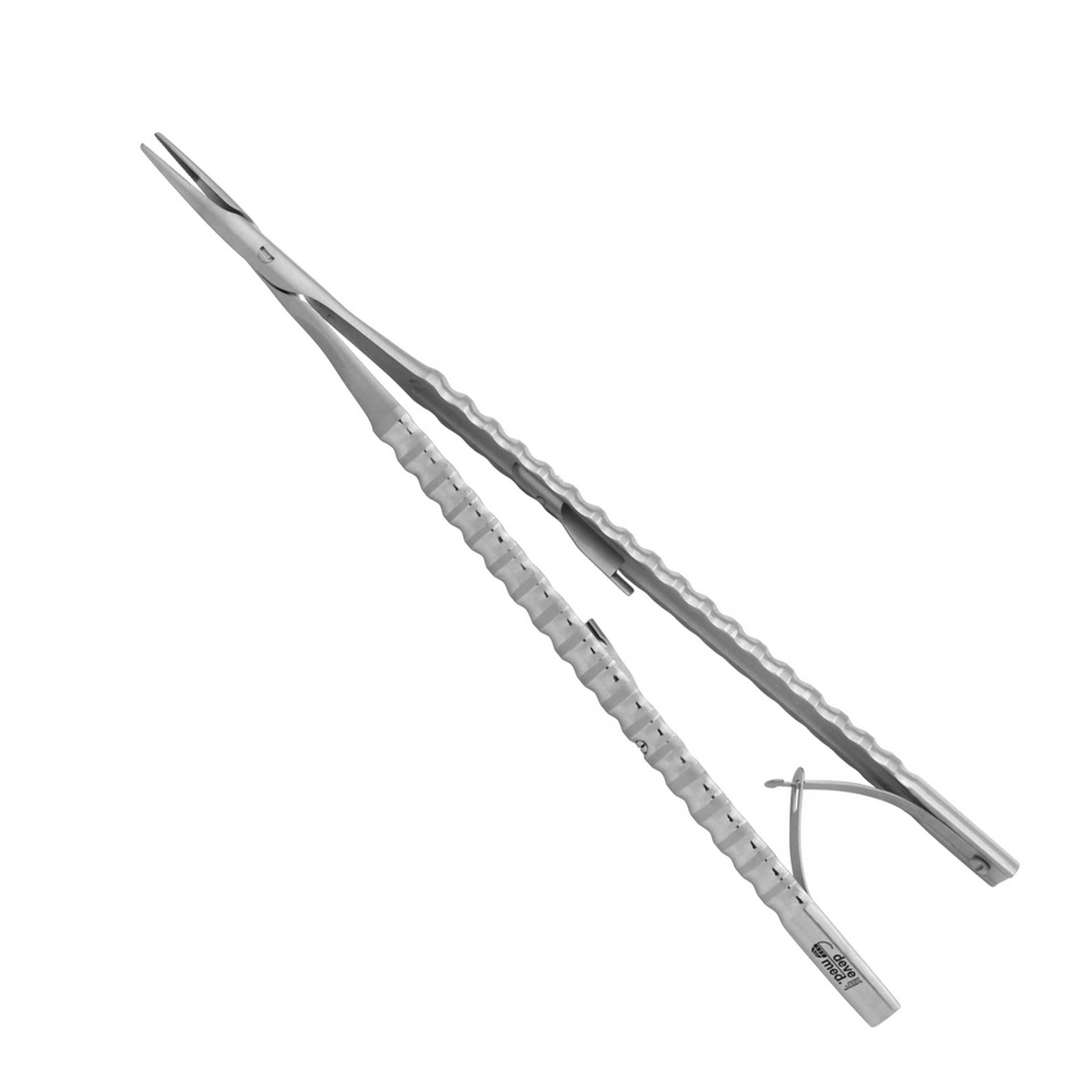 1087-20F-Mikro-Nadelhalter-Castroviejo-171-mm-gerade-1-2-mm-mit-Sperre-5-0-6-0-RS-NH-TC-Dentalinstrumente