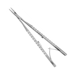 1088-10F-Mikro-Nadelhalter-Castroviejo-150-mm-gerade-2-2-mm-mit-Sperre-4-0-RS-NH-TC-Dentalinstrumente