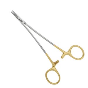 1091-16-Nadelhalter-De-Bakey-16-cm-gerade-TC-Brillengriff-4-0-6-0-ergonomische-Dentalinstrumente-Frauen