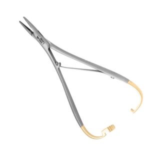 1093-14-Nadelhalter-Mathieu-14-cm-gerade-mit-schlankem-Maul-TC-Umlaufsperre-2-0-4-0-Dentalinstrumente