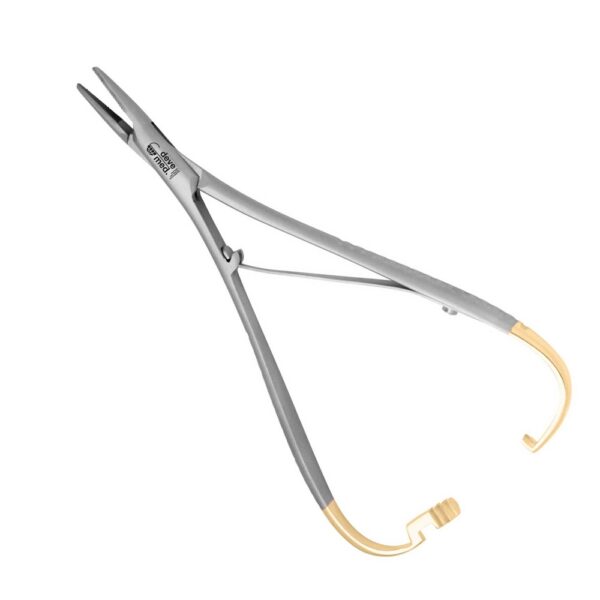 1093-14-Nadelhalter-Mathieu-14-cm-gerade-mit-schlankem-Maul-TC-Umlaufsperre-2-0-4-0-Dentalinstrumente