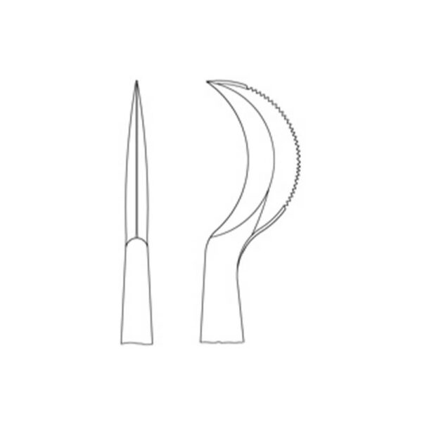 796-17-Syndesmotom-gezahnt-Griff-massiv-H-Type-SFM-ergonomische-Dentalinstrumente-fuer-Frauen-CAD