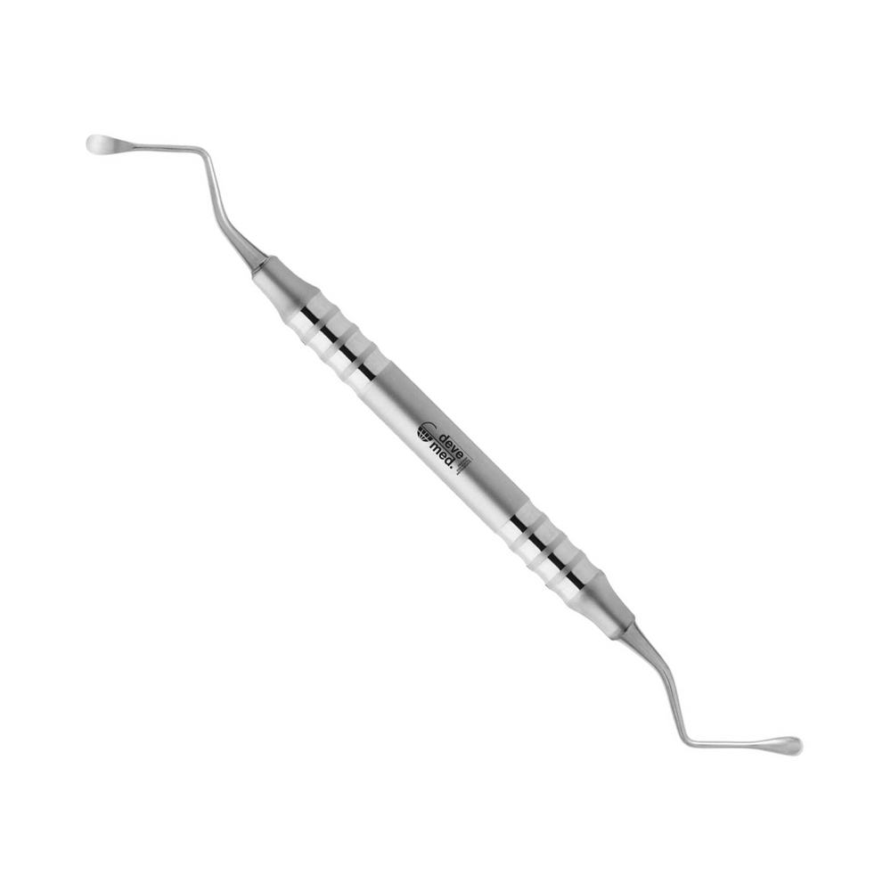 920-33F-Chirurgische-Kuerette-Lucas-3R-3L-3-8-3-8-mm-leicht-doppelendig-Dentalinstrumente-Frauen
