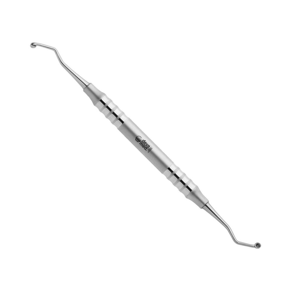 932-32F-Scharfer-Loeffel-3-2-3-2-mm-super-leicht-doppelendig-ergonomische-Dentalinstrumente-fuer-Frauen