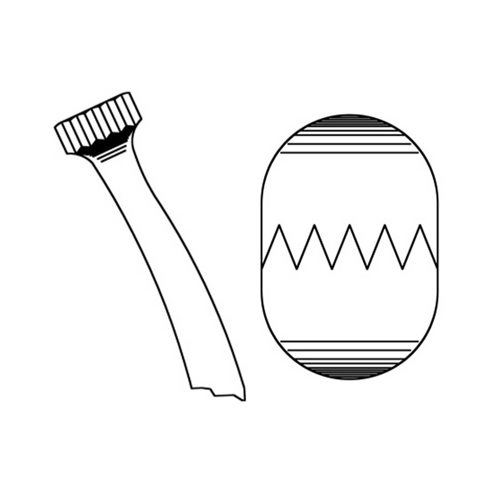 1030-2-Gewebefasszange-Allis-15-cm-30-grad-ergonomische-Dentalinstrumente-fuer-Frauen-CAD