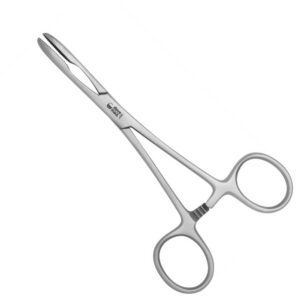 1045-1-Tupferzange-Gross-Maier-14-cm-gerade-mit-Sperre-ergonomische-Dentalinstrumente-fuer-Frauen-140mm-2