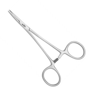 1052-12-Arterienklemme-125-mm-Halstead-Mosquito-gebogen-ergonomische-Dentalinstrumente-fuer-Frauen