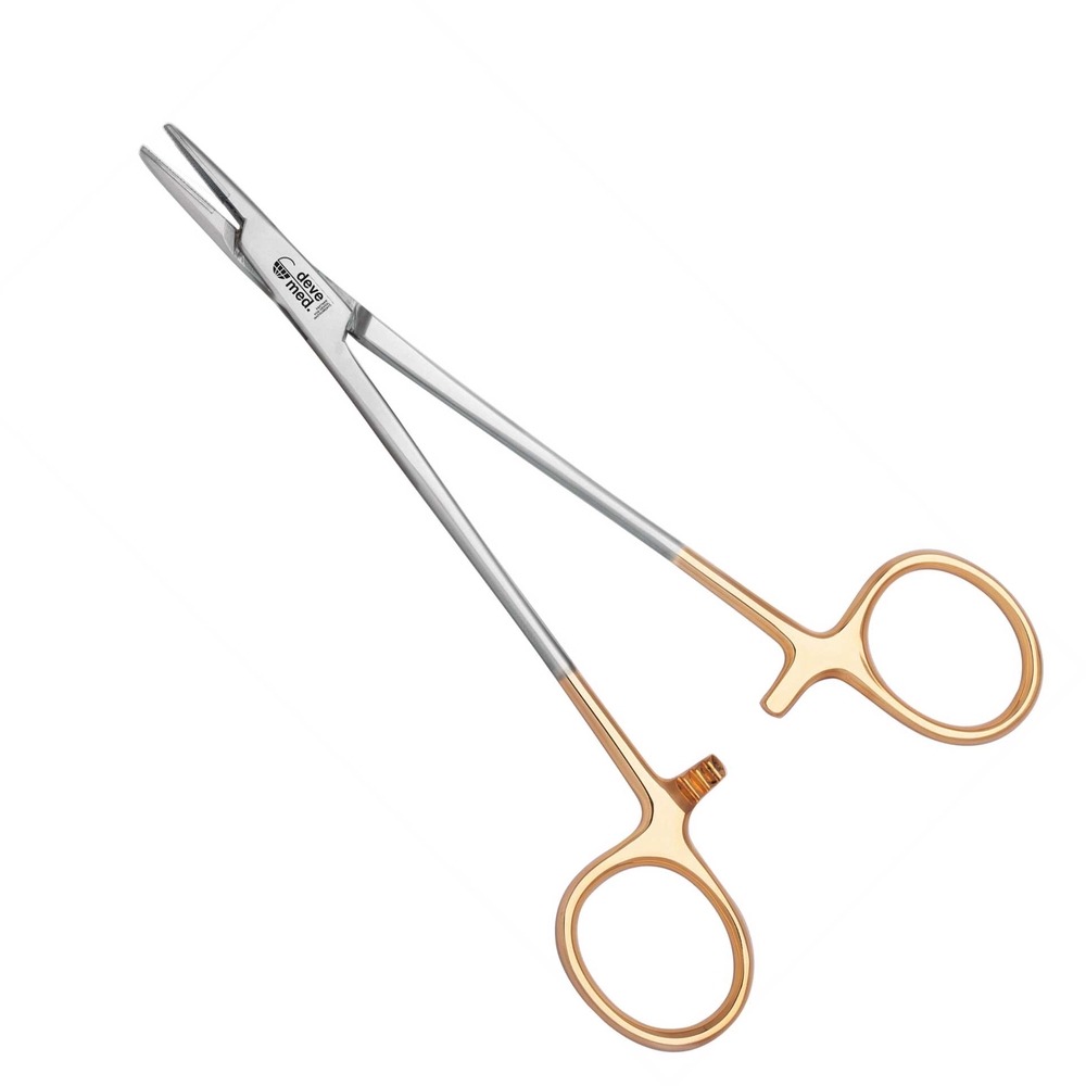 1099-15-Nadelhalter-Crile-Wood-15-cm-gerade-TC-Brillengriff-2-0-4-0-ergonomische-Dentalinstrumente-Frauen