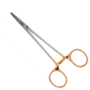 1099-15-Nadelhalter-Crile-Wood-15-cm-gerade-TC-Brillengriff-2-0-4-0-ergonomische-Dentalinstrumente-zu