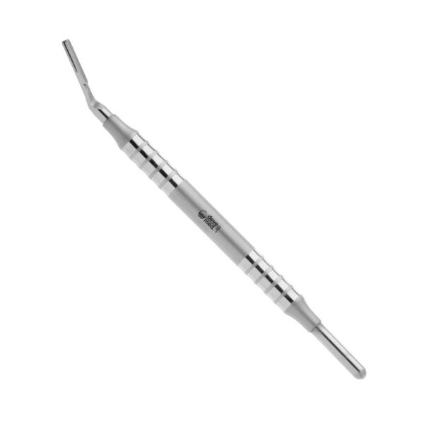 1151-31F-Skalpellgriff-3-seitlich-gebogen-passend-fuer-1-Klinge-super-leicht-einendig-Dentalinstrumente