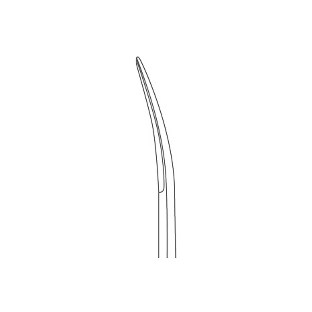 1164-10-Chirurgische-Schere-14-cm-Joseph-REGULAR-CUT-gebogen-ergonomische-Dentalinstrumente-CAD