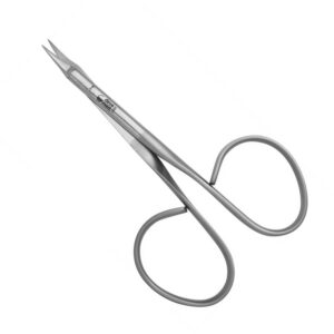 1191-1-Ligaturschere-9-cm-REGULAR-CUT-gebogen-ergonomische-Dentalinstrumente-fuer-Frauen