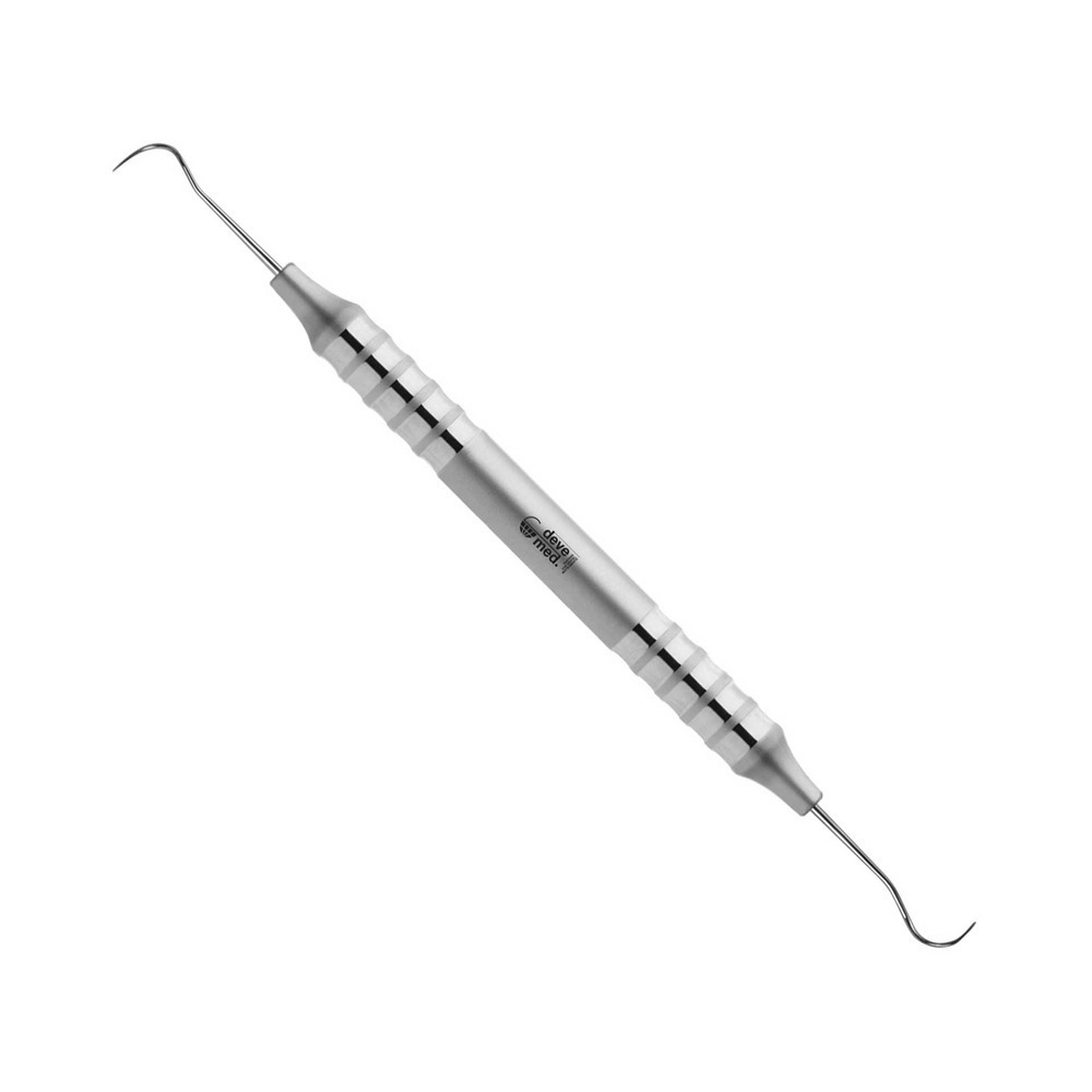 1446-15F-Zahnsonde-D3CH-Kuhhorn-super-leicht-doppelendig-ergonomische-Dentalinstrumente-Frauen-160mm