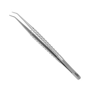 2302-51F-Chirurgische-Mikro-Pinzette-1x2-0-8-mm-abgewinkelt-RS-TW-ergonomische-Dentalinstrumente-Frauen
