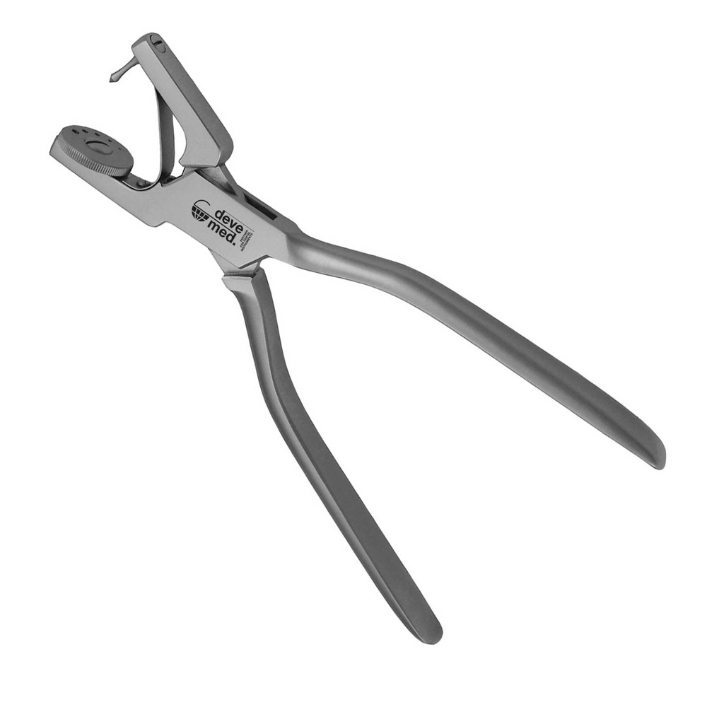 2550-1-Kofferdamlochzange-Ainsworth-ergonomische-Dentalinstrumente-fuer-Frauen-165mm