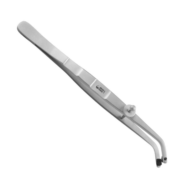 2749-10F-Inlay-Pinzette-45-grad-gebogen-10-Stueck-Ersatzsilikonplatten-ergonomische-Dentalinstrumente