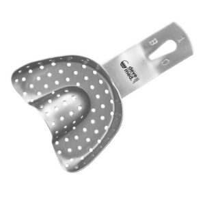 5203-Abdruckloeffel-3-fuer-bezahnte-Oberkiefer-perforiert-ergonomische-Dentalinstrumente-Frauen