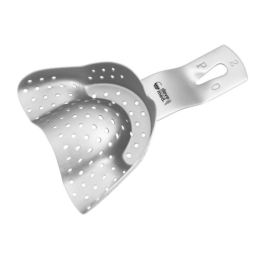 5221-Abdruckloeffel-1-fuer-partiell-bezahnte-Oberkiefer-perforiert-ergonomische-Dentalinstrumente