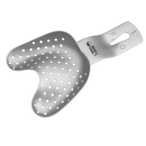 5231-Abdruckloeffel-1-fuer-unbezahnte-Oberkiefer-perforiert-ergonomische-Dentalinstrumente-Frauen