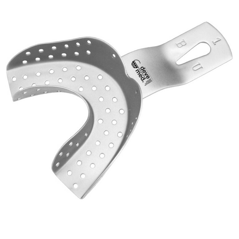 5253-Abdruckloeffel-3-fuer-bezahnte-Unterkiefer-perforiert-ergonomische-Dentalinstrumente-Frauen