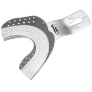 5254-Abdruckloeffel-4-fuer-bezahnte-Unterkiefer-perforiert-ergonomische-Dentalinstrumente-Frauen