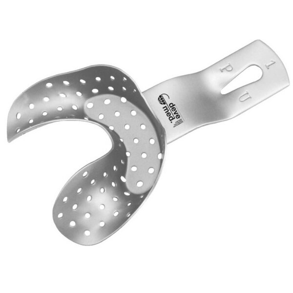 5262-Abdruckloeffel-2-fuer-partiell-bezahnte-Unterkiefer-perforiert-ergonomische-Dentalinstrumente-Frauen