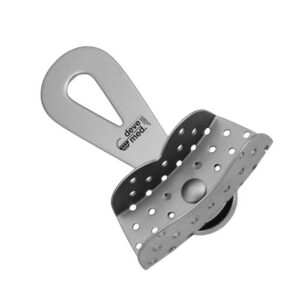 5751-Abdruckloeffel-mit-drehbarem-Griff-und-Stellschraube-perforiert-ergonomische-Dentalinstrumente-Frauen