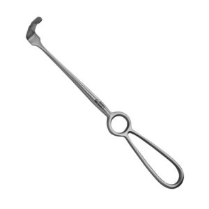 969-90-Wundhaken-55x11mm-215-mm-Mueller-nach-unten-gebogen-ergonomische-Dentalinstrumente-Frauen